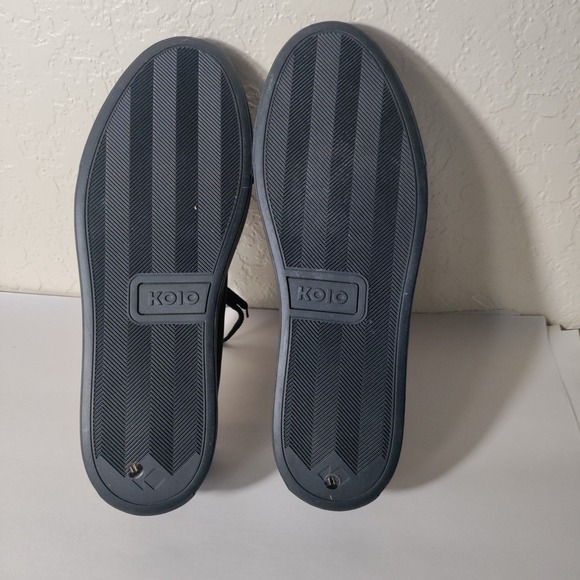 Mens KOlO Capri Black Leather Shoes Size US 11 Designer Casual - Picture 6 of 10